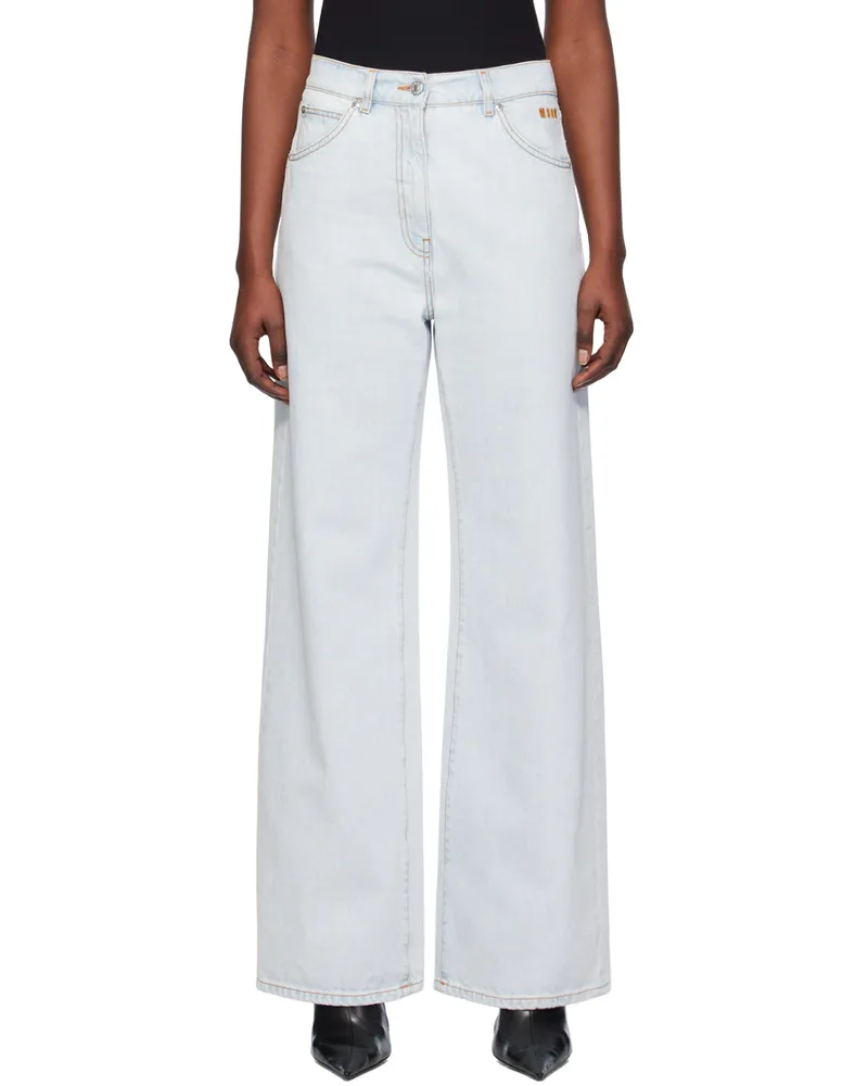MSGM Blue Faded Jeans 82