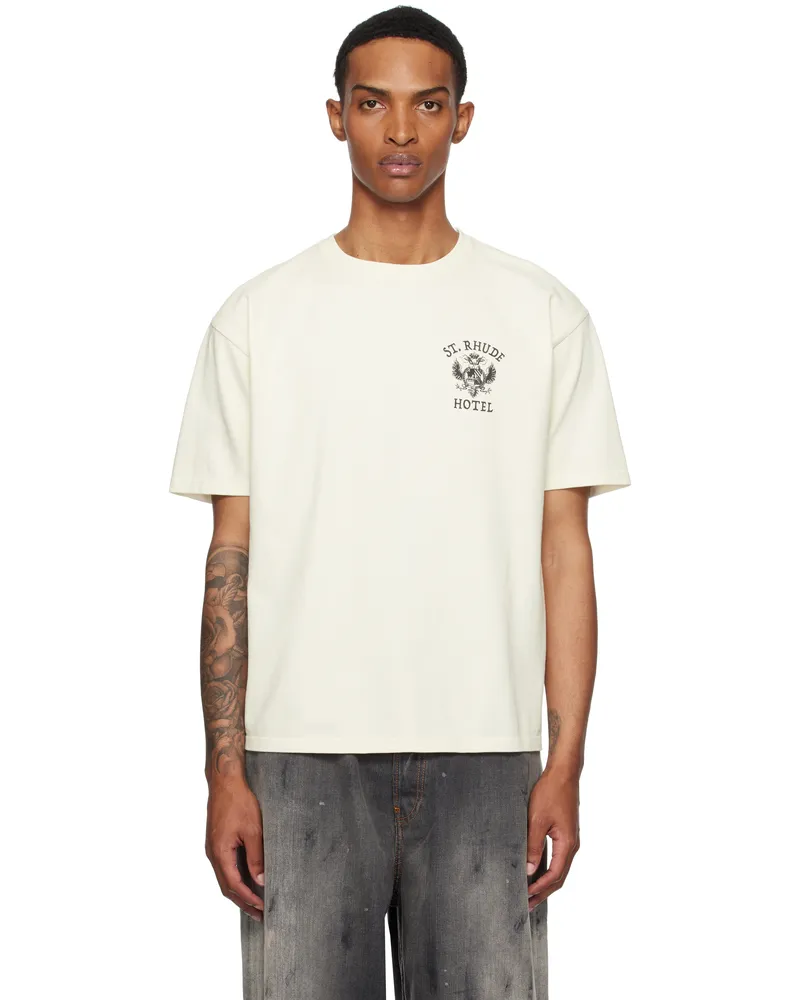 RHUDE Off-White 'St. Rhude' Seal T-shirt Vintage
