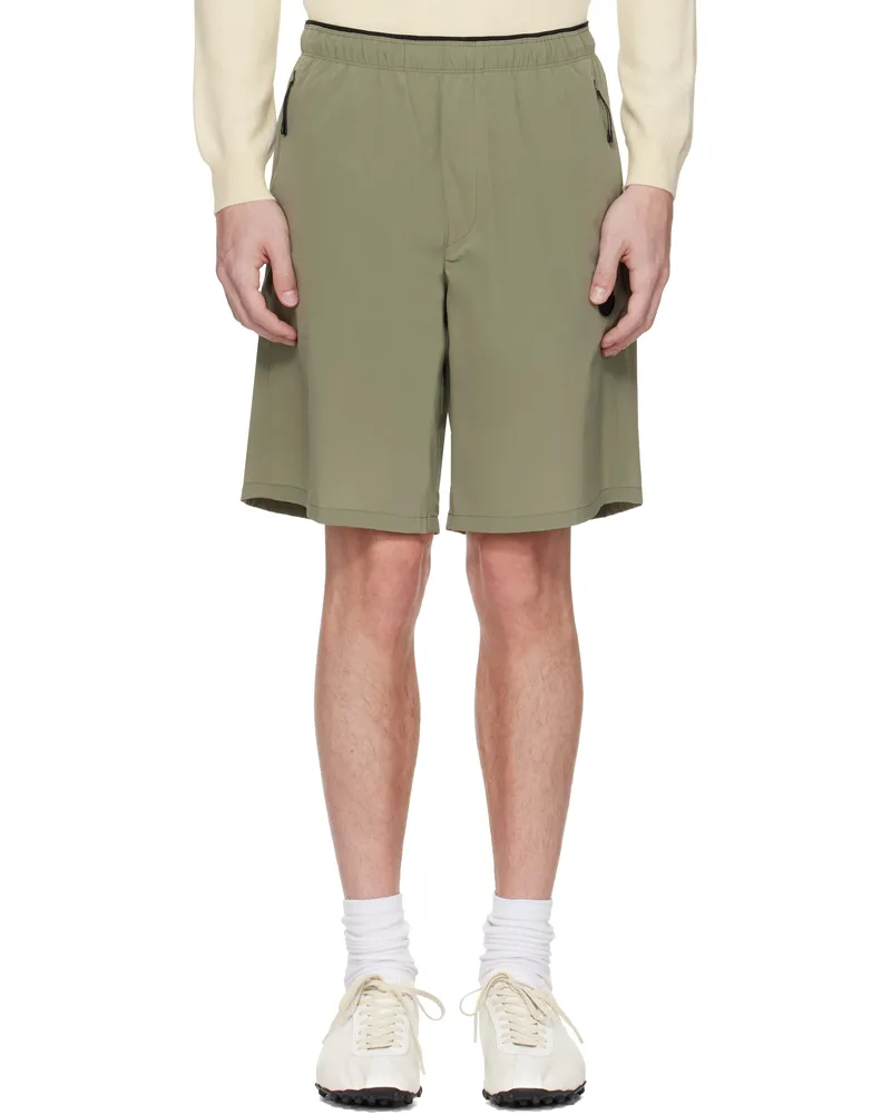 Moncler Khaki Matt B Swim Shorts 82g