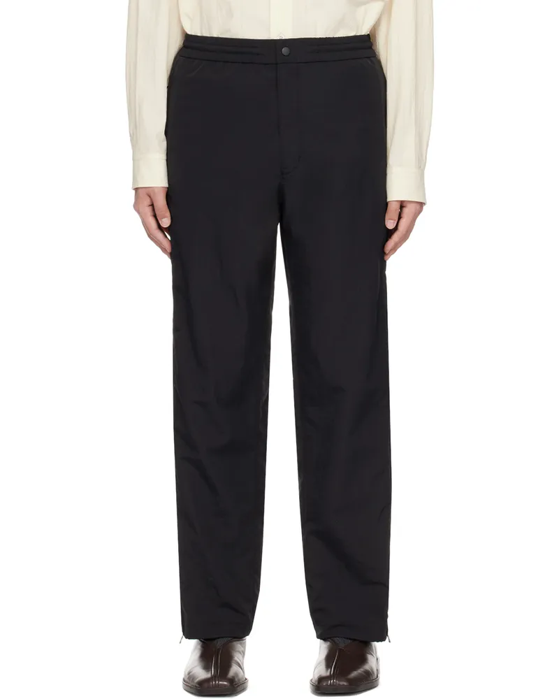 SOLID HOMME Black Extension Trousers 834b