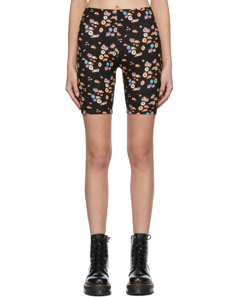 Paco Rabanne SSENSE Exclusive Black & Multicolor Capsule Bodyline Active Cyclist Sport Shorts V127