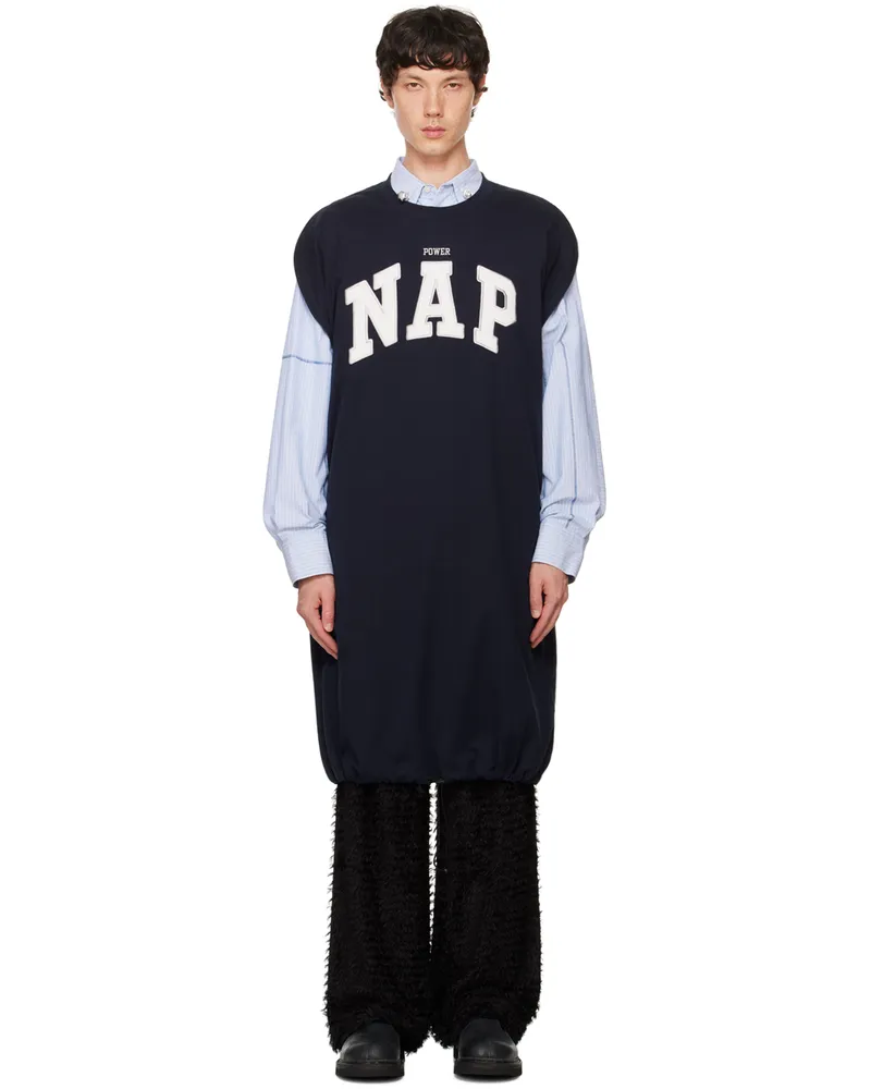 Doublet Navy 'Power Nap' T-Shirt Navy