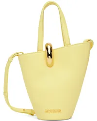 Jacquemus Yellow La Casa 'Le petit Bambola' Tote Pale