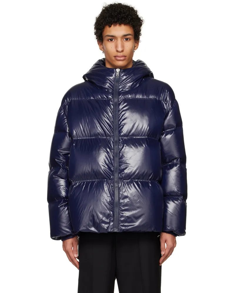 Filippa K Navy Hooded Down Jacket 9554