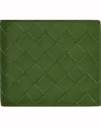 Bottega Veneta Green Bifold Wallet Avocadosilver