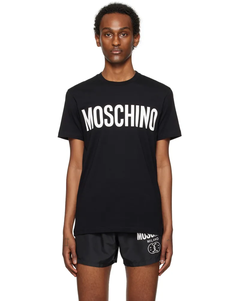 Moschino Black Printed T-Shirt A1555