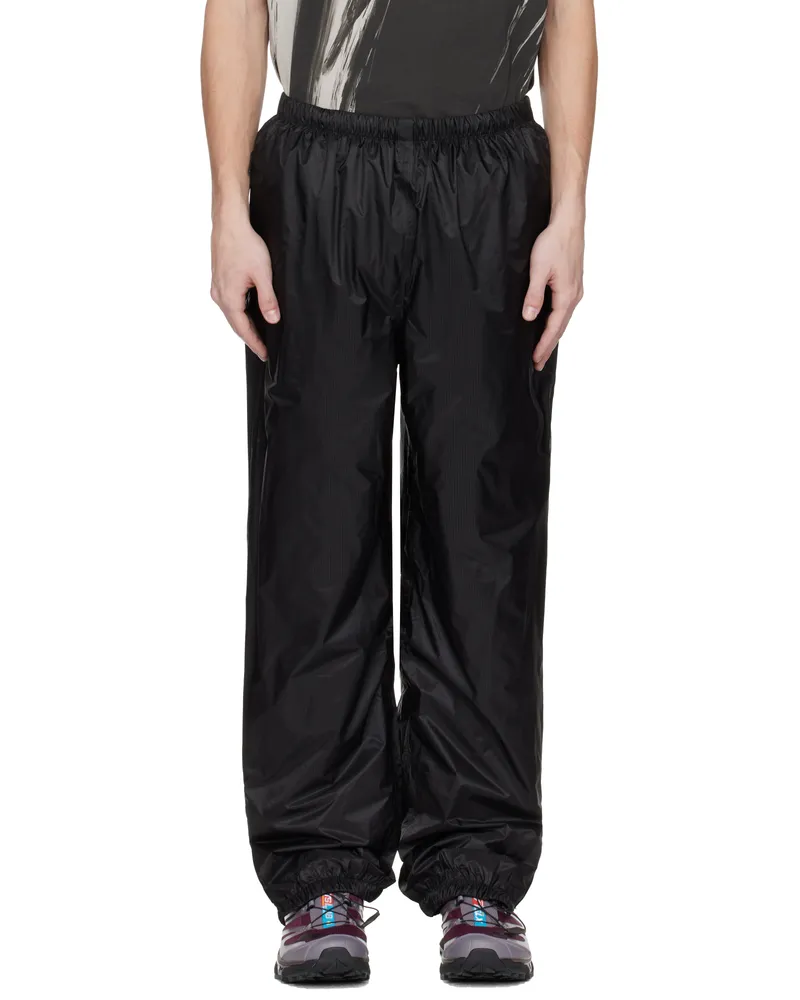 RAINS Black Kauto Insulated Regular Trousers Black