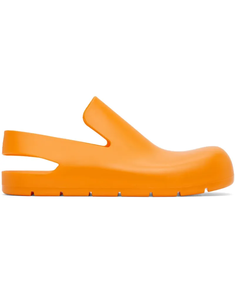 Bottega Veneta Orange Puddle Loafers 7593