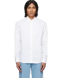 A.P.C. White Greg Shirt Aab