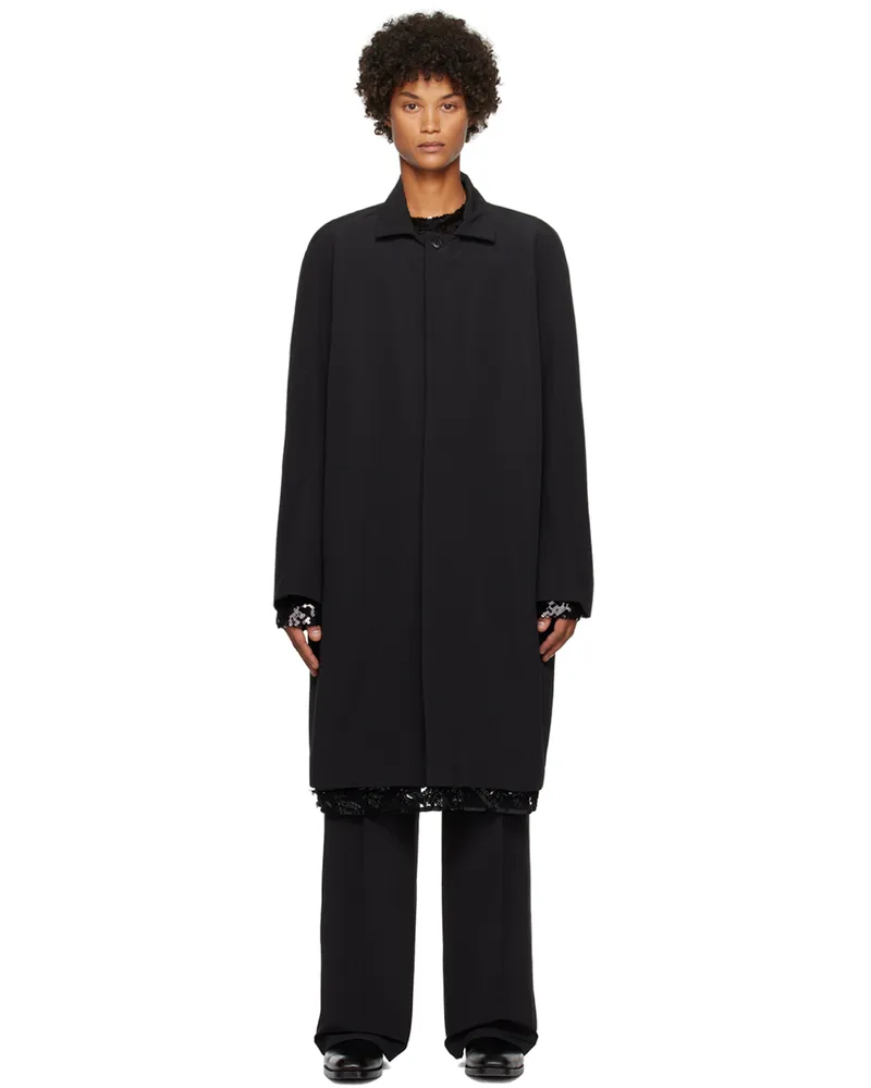 16ARLINGTON SSENSE Exclusive Black Kastor Coat Jet