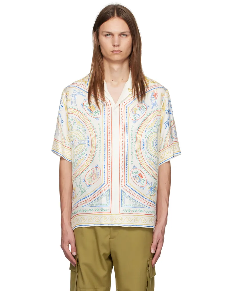 Casablanca Paris Multicolor Printed Shirt Crayon