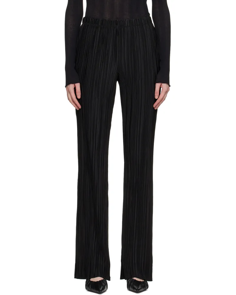 Anine Bing Black Billie Trousers Black