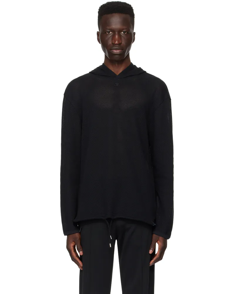 Courrèges Black AC Hoodie 9999