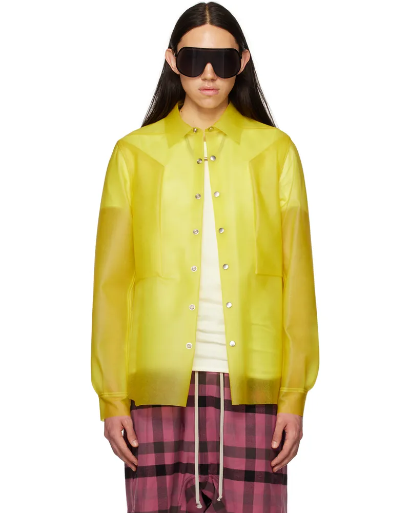 Rick Owens Yellow Fogpocket Jacket 12