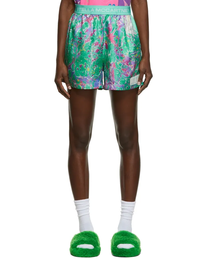 Stella McCartney Multicolor Myfawnwy Edition Timothy Logo Shorts 8500
