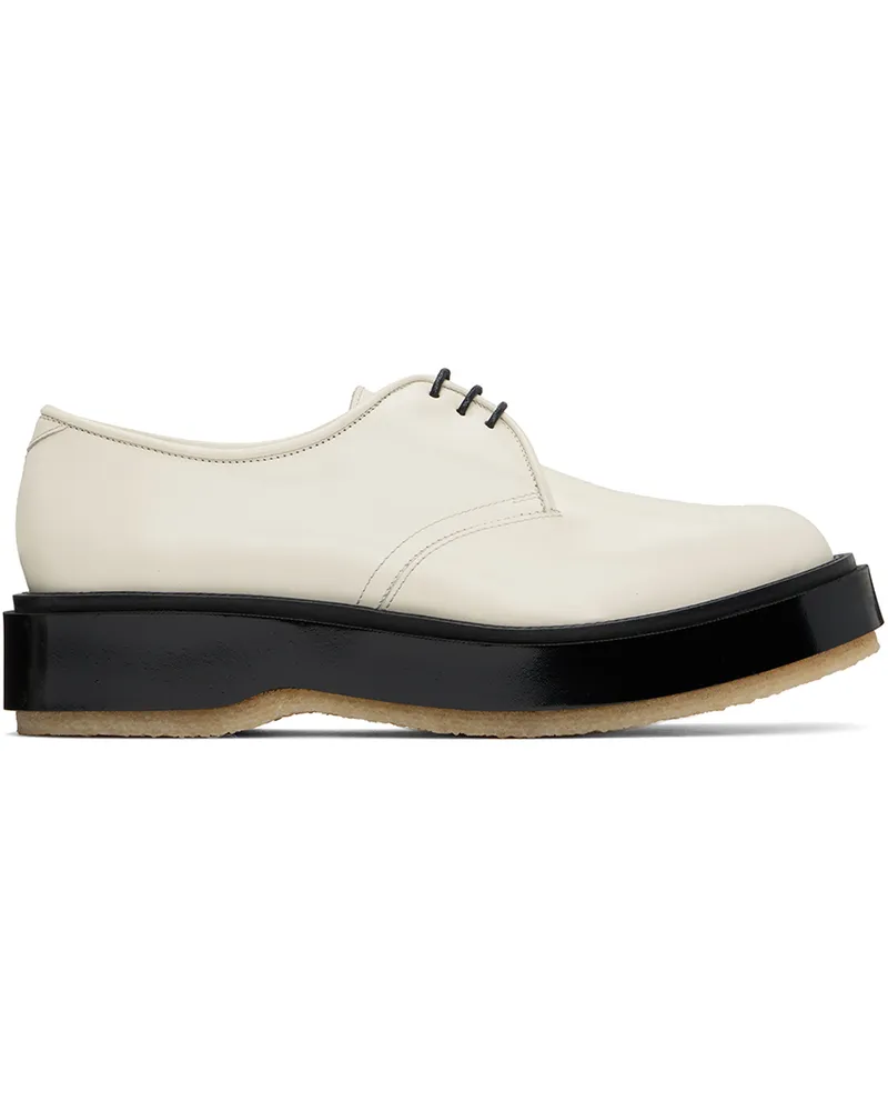 Adieu Paris White Type 54C Derbys Ivory