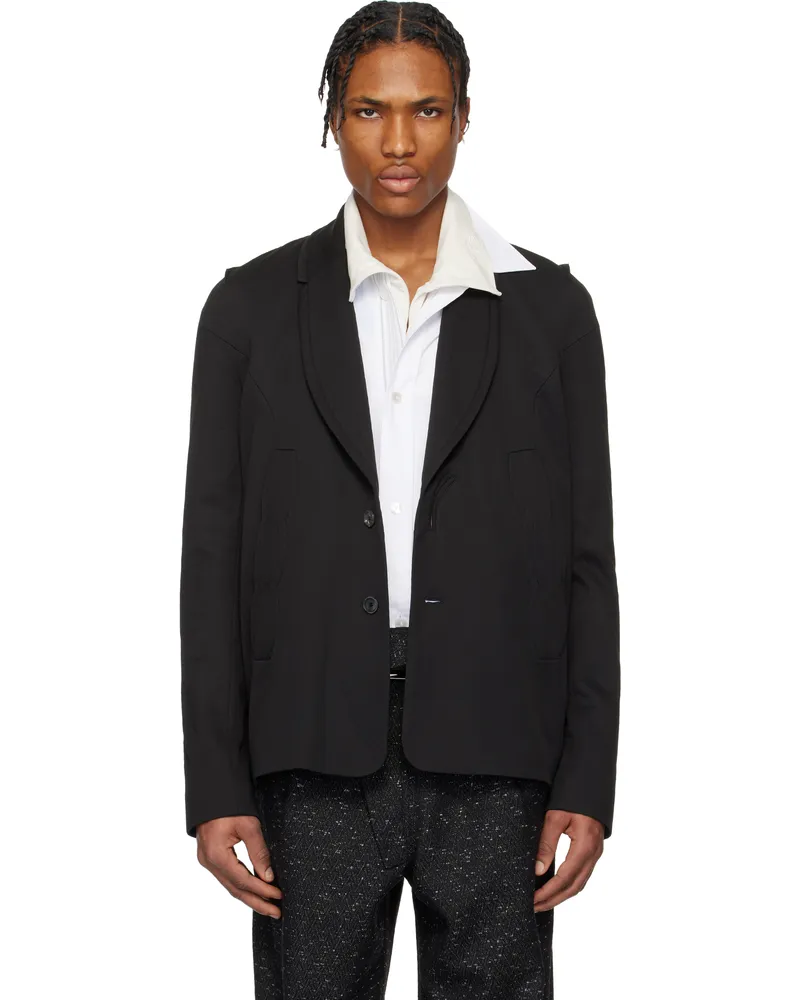 KIKO KOSTADINOV Black Ostro Blazer Coal