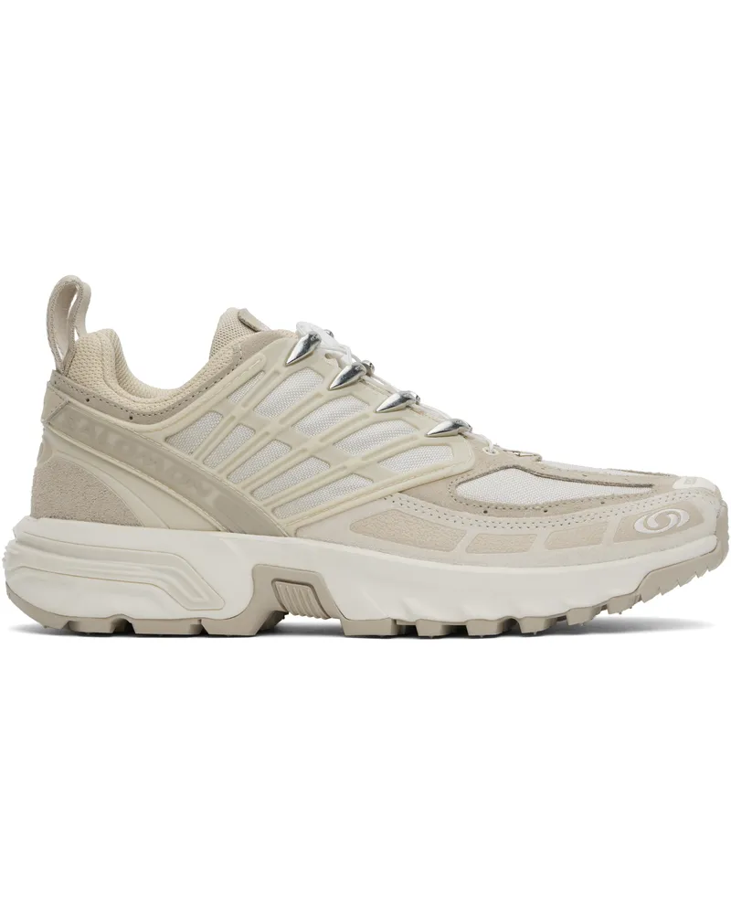 Salomon Beige ACS PRO LEATHER Sneakers Oxford