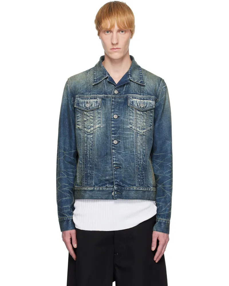 Maison Margiela Blue Faded Denim Jacket 962