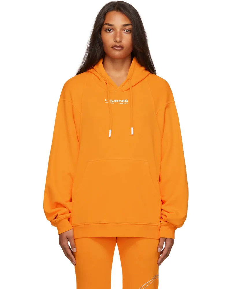 LOURDES New York Crystal Graphic Hoodie 113
