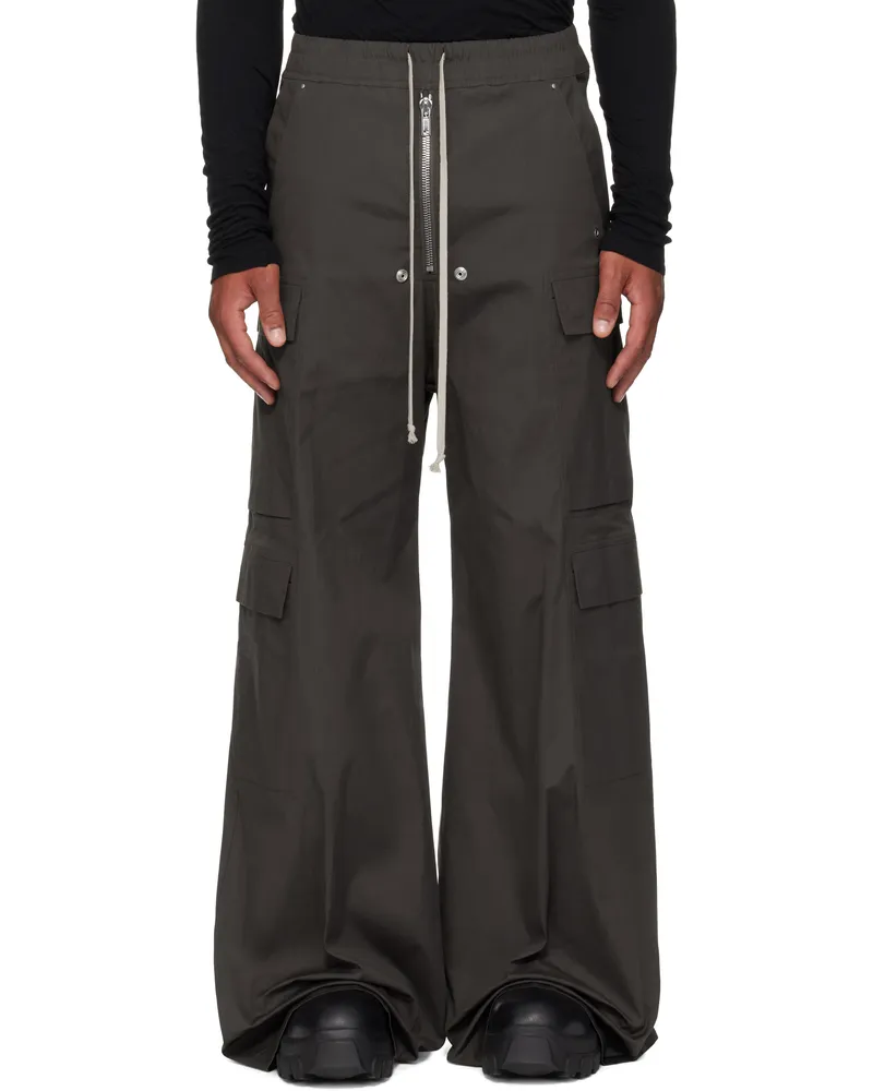 Rick Owens Gray Concordians Cargobelas Cargo Pants 78