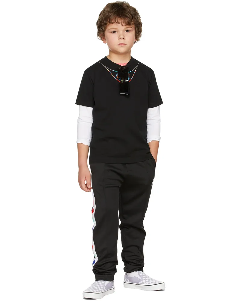 Marcelo Burlon | County of Milan Kids Black Cross Track Pants Black