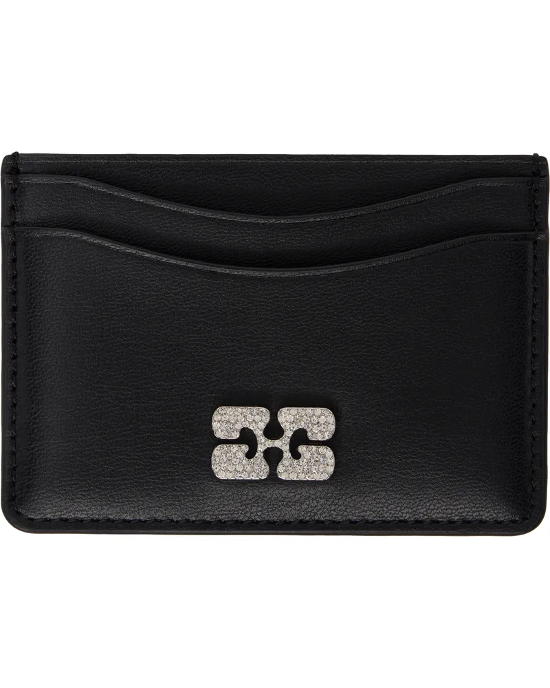 Ganni Black Bou Card Holder 099