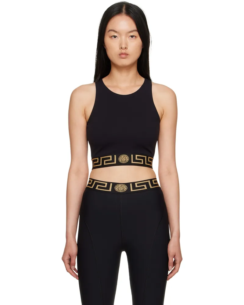 Versace Black Greca Bra 1b000