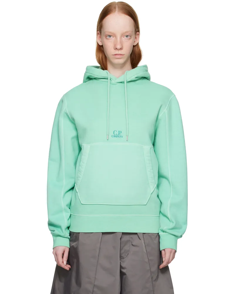 C.P. Company Blue Emerized Hoodie 811