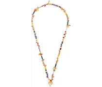 Multicolor Palm Beads Necklace