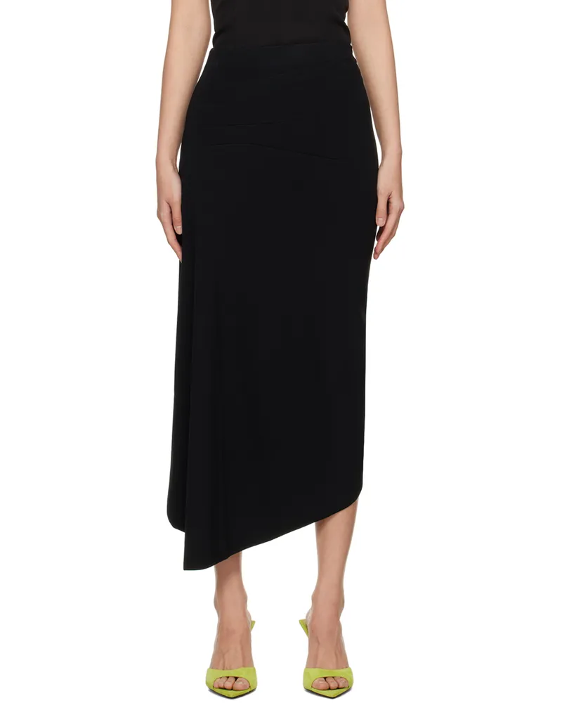 GAUGE81 Black Lange Midi Skirt 100