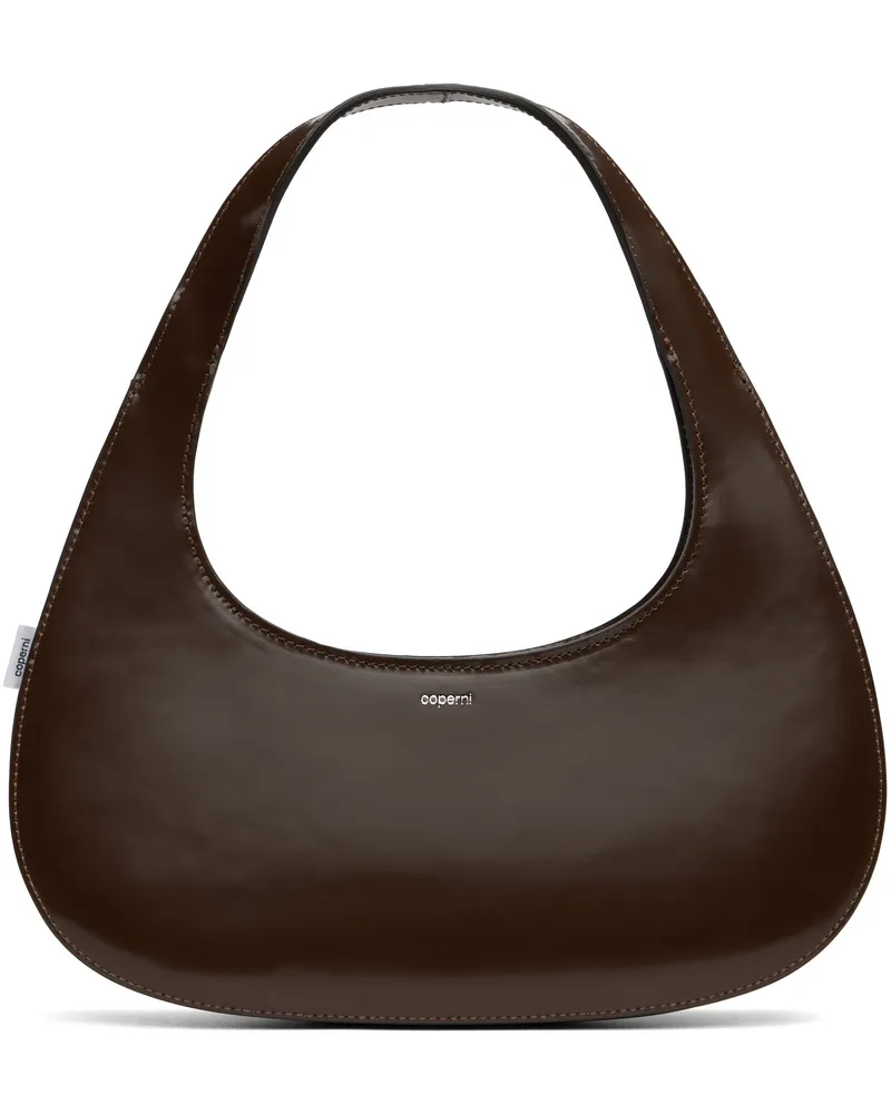 COPERNI Brown Slim Swipe Baguette Bag Brown