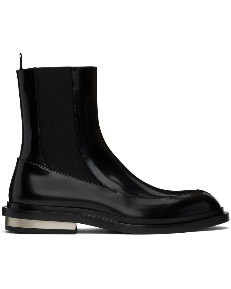 Jil Sander Black Ankle Chelsea Boots 001