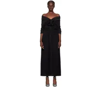 Black Adelena Maxi Dress