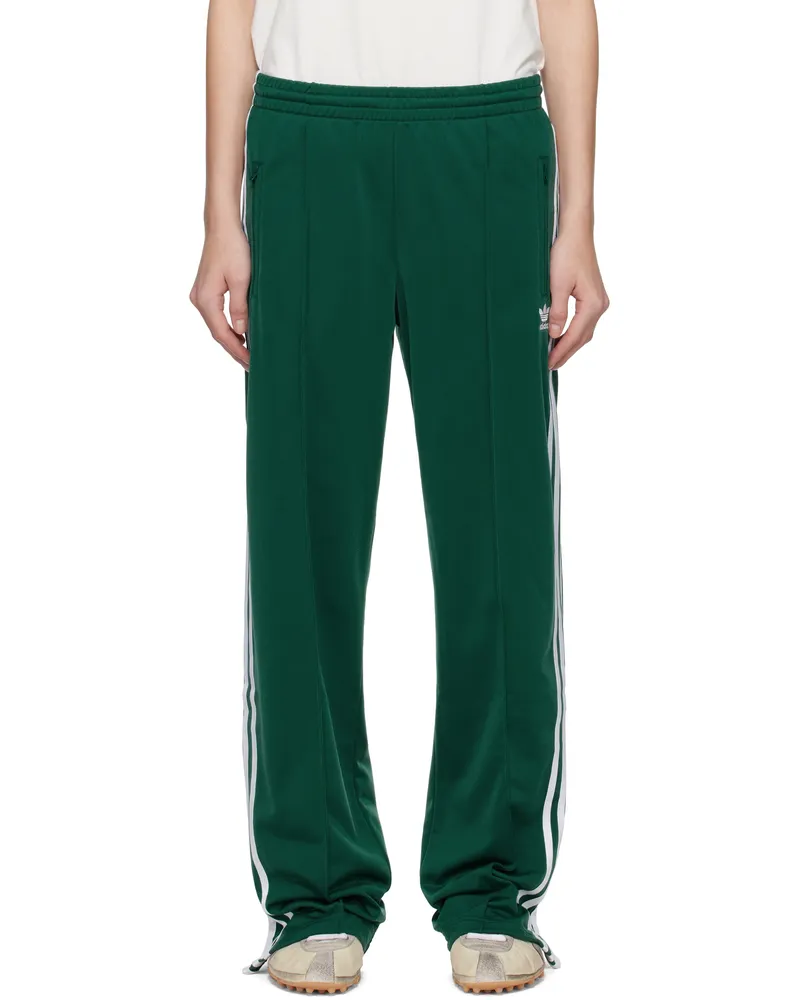 adidas Green Adicolor Classics Firebird Track Pants Collegiate