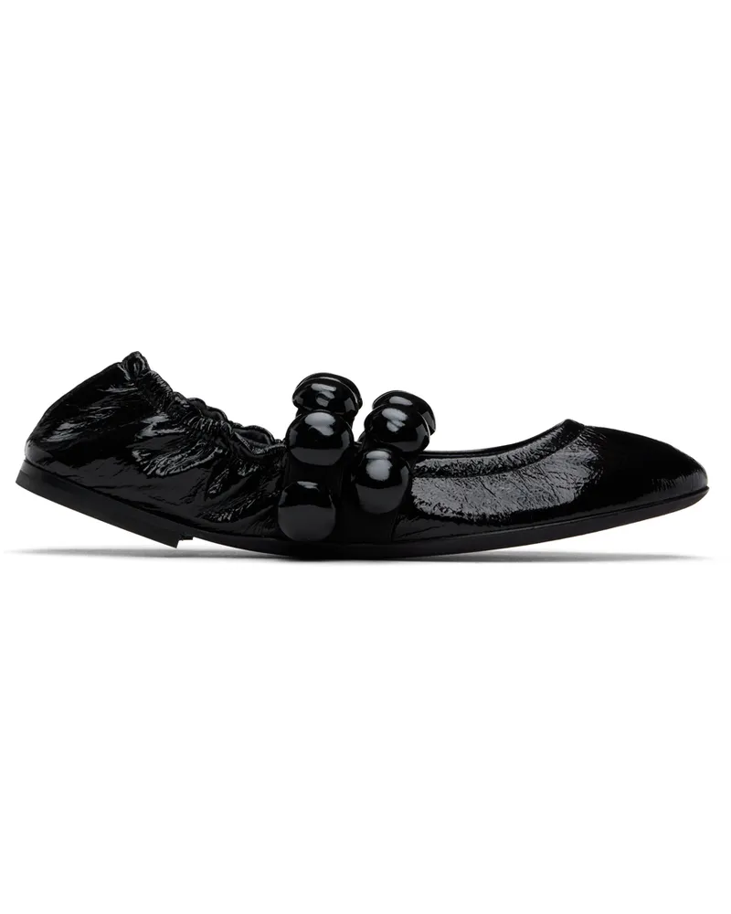 Alaïa Black Sphere Ballerina Flats 999
