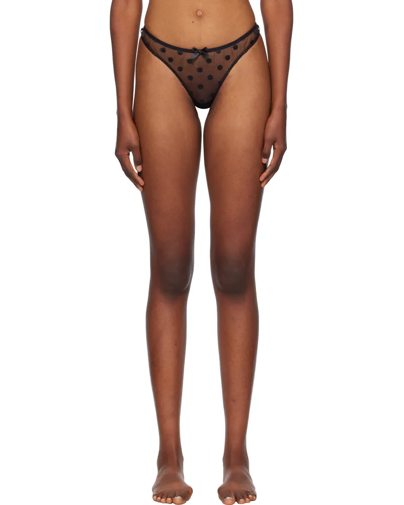 Agent Provocateur Black Camsen Thong 001001