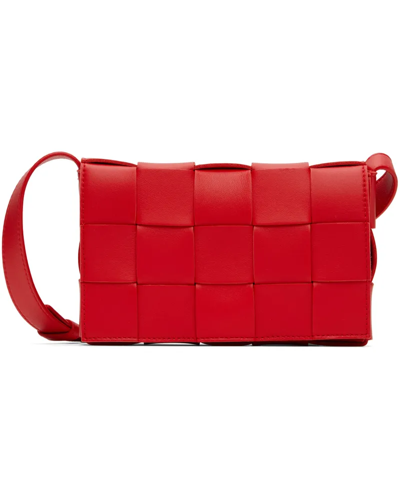 Bottega Veneta Red Small Cassette Bag 6572