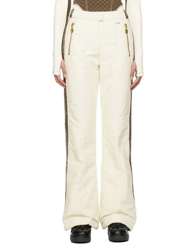 Balmain Off-White Ski Pants Goz