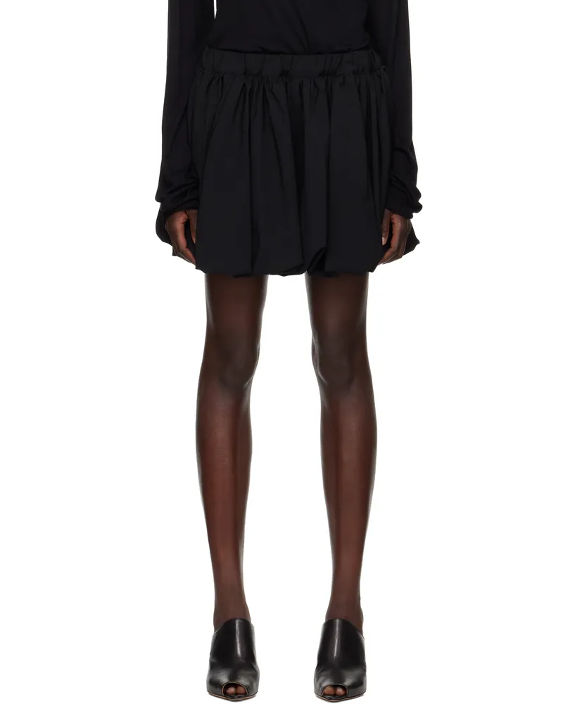 AARON ESH Black Puffball Miniskirt Black