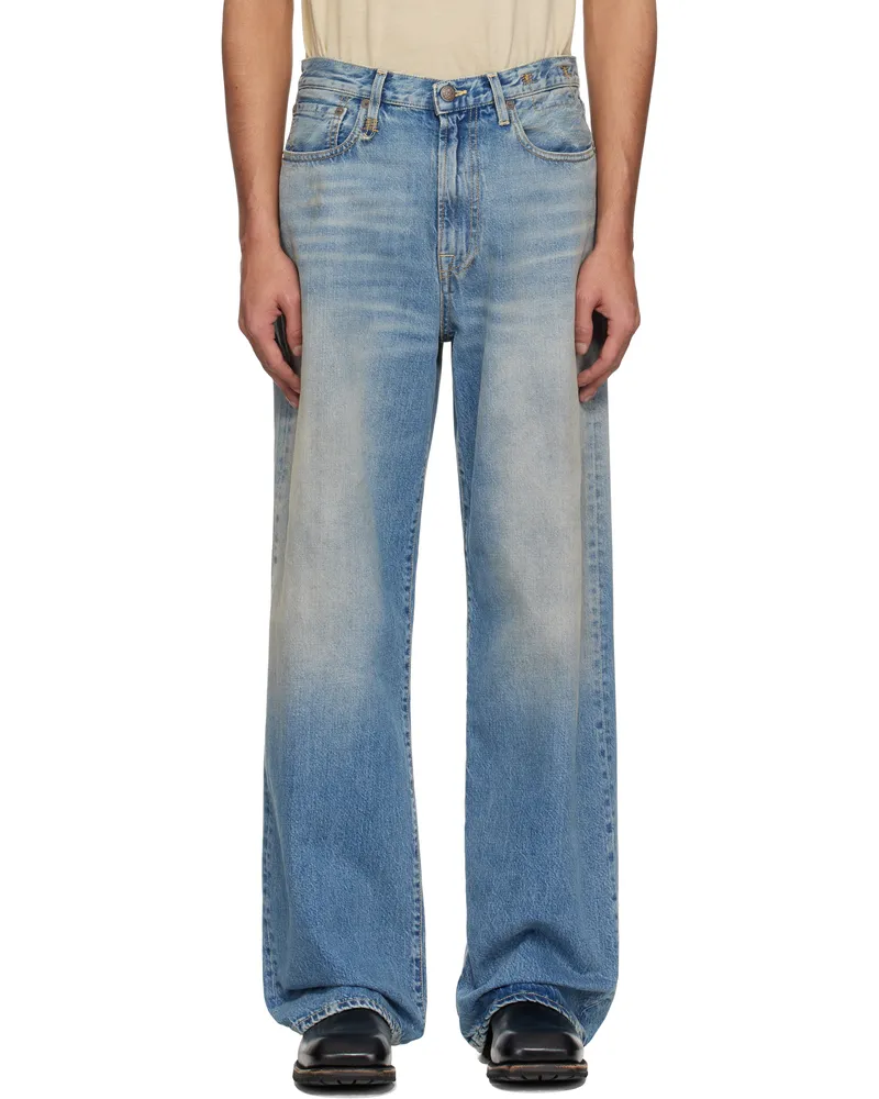 R13 Blue D'Arcy Loose Jeans Veiled
