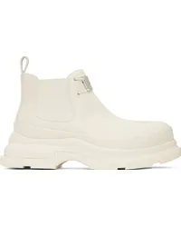 BOTH White Gao Eva Metal Logo Ankle Boots White