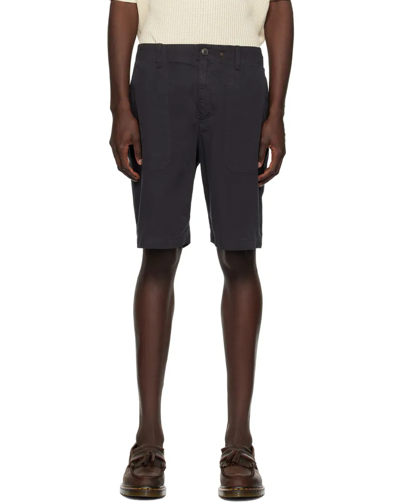 Rag & Bone Black Cliffe Shorts Blk