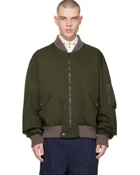 Vivienne Westwood Khaki Bernardo Bomber Jacket Mmilitary