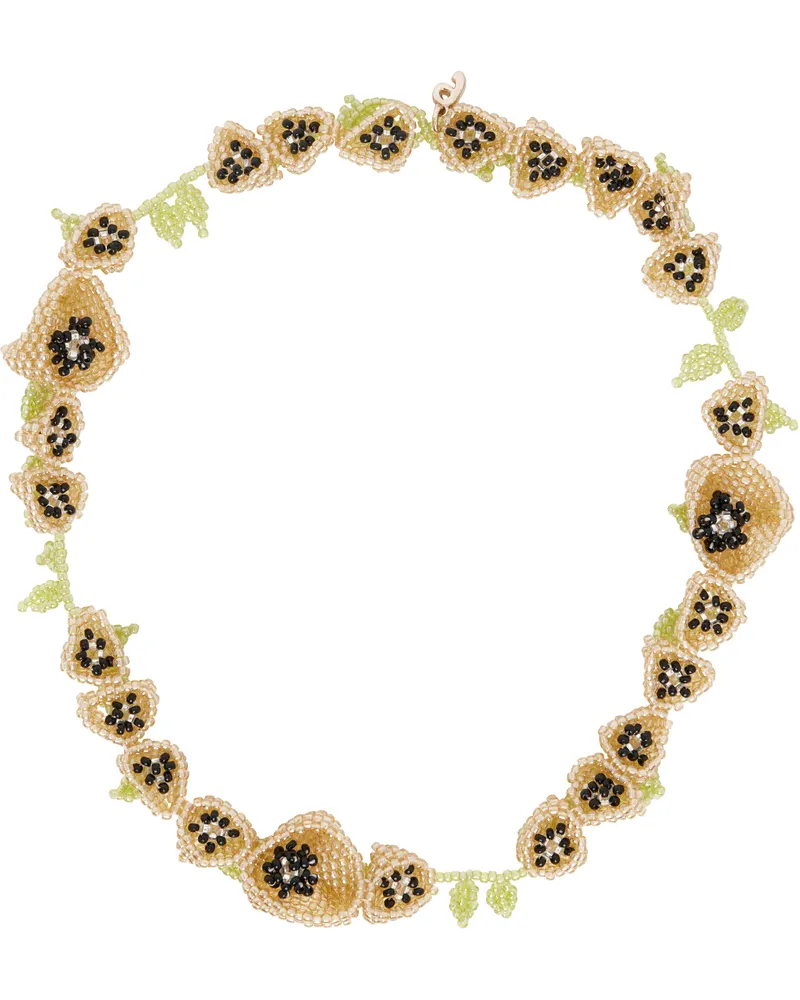 PURA UTZ Poppy Galore Necklace Yellow