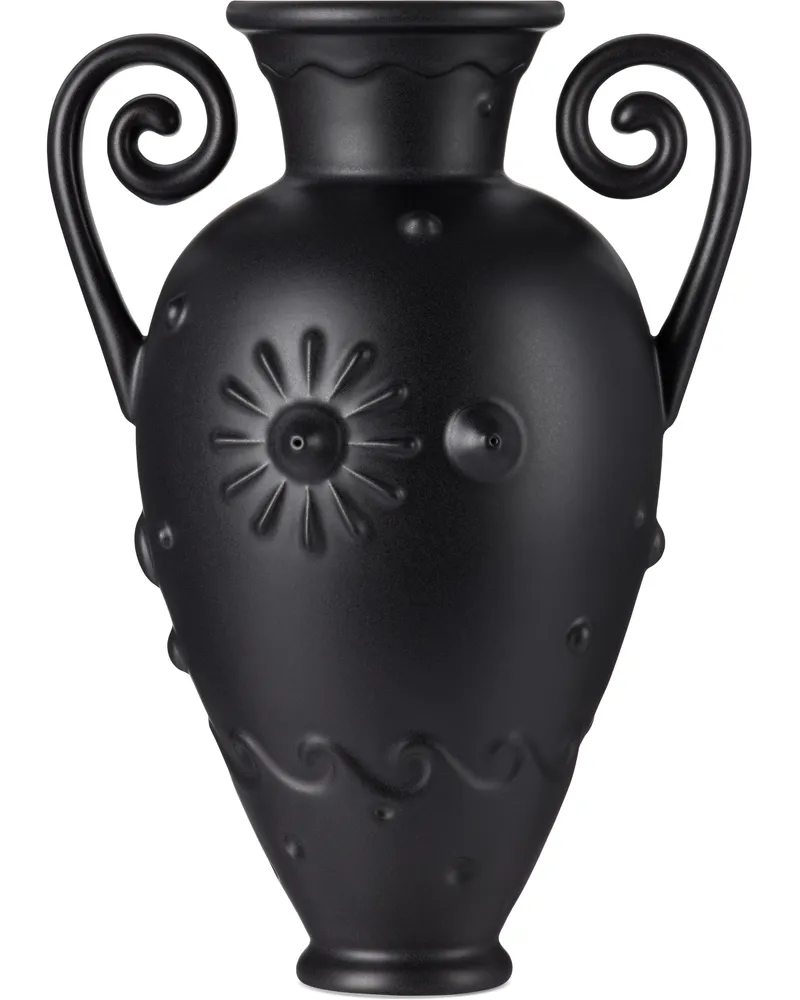 L’OBJET Black Pantheon Orpheus Amphora Vase Black