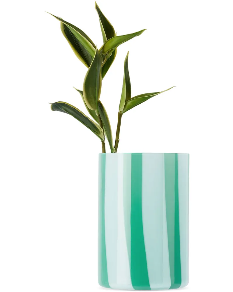 Blue & Green Murano Glass Vase