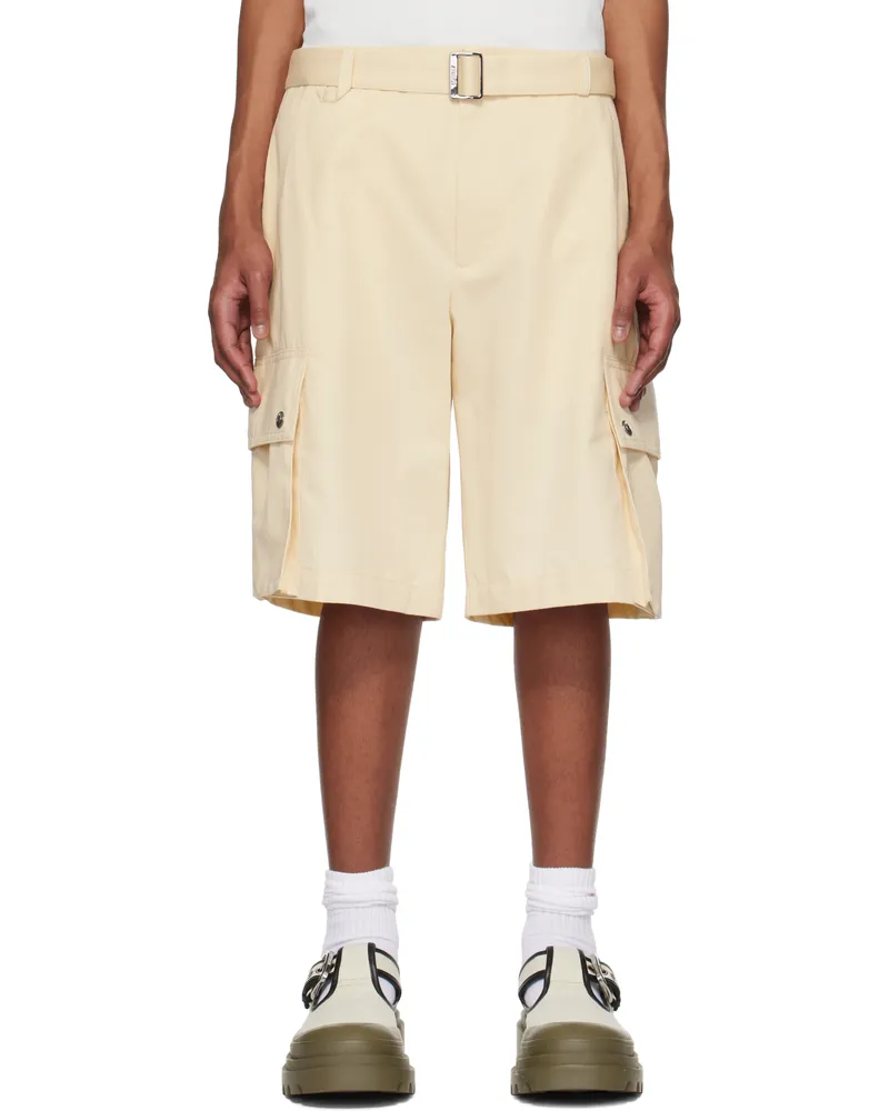 Jacquemus Beige La Casa 'The cargo bermuda' Shorts 150
