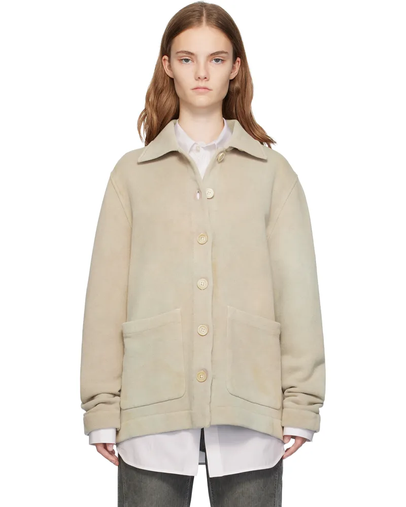 Our Legacy Taupe Lodge Cardigan Attic