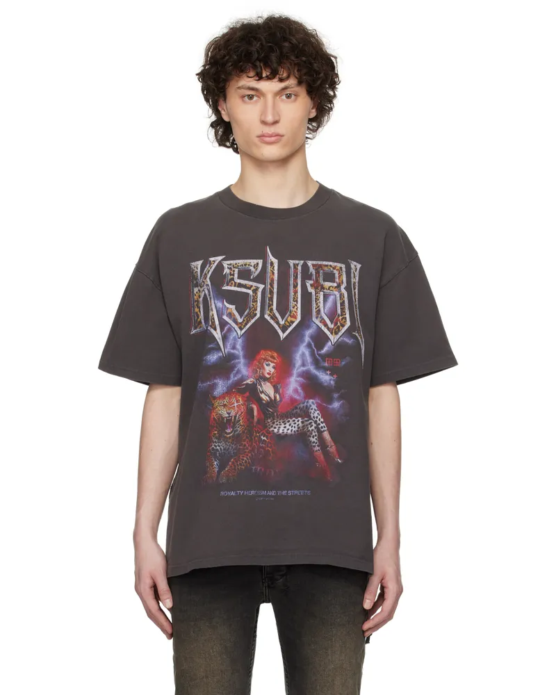 ksubi Black Kingdom Ekcess S/S T-shirt Black